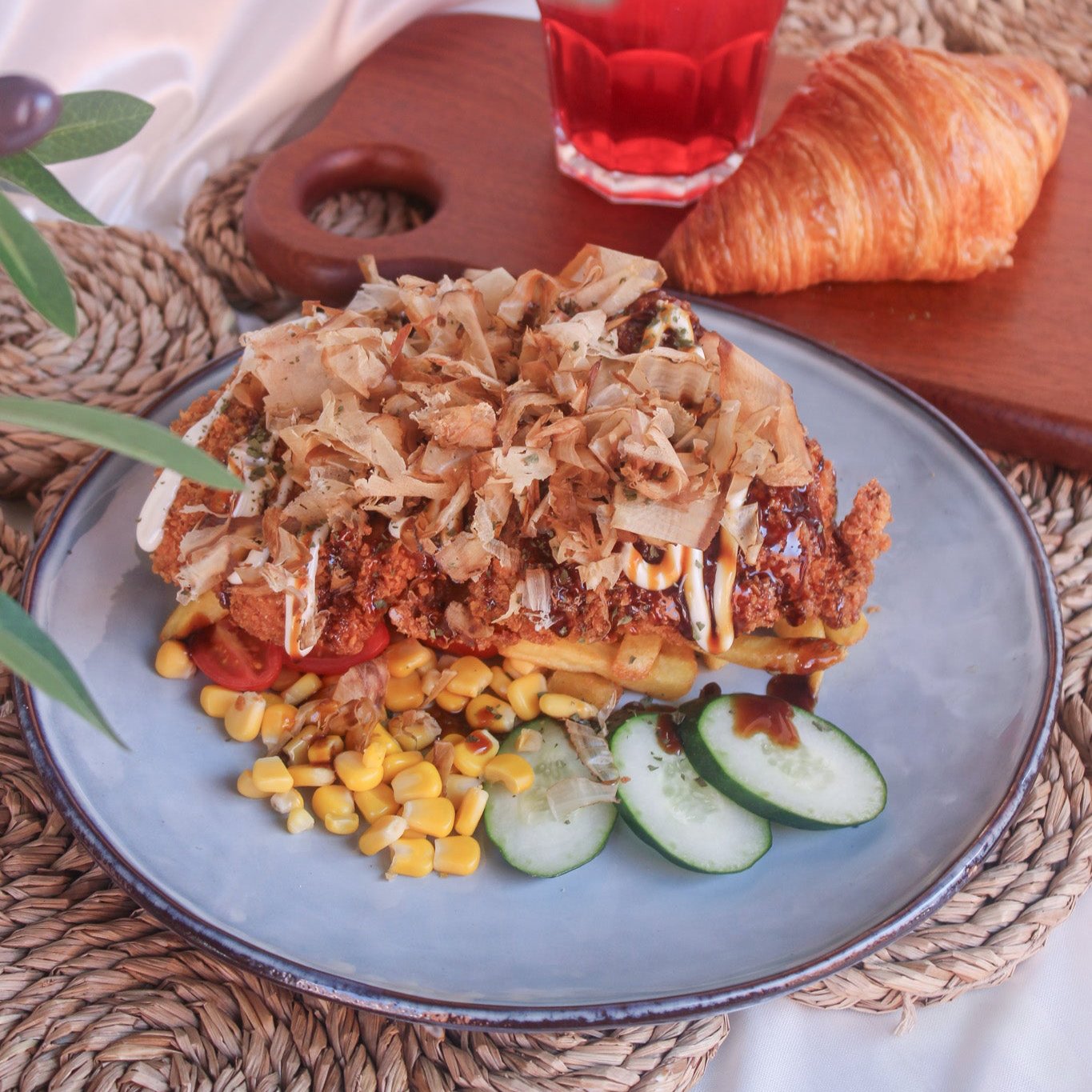 Golden Crispy Chicken Steak