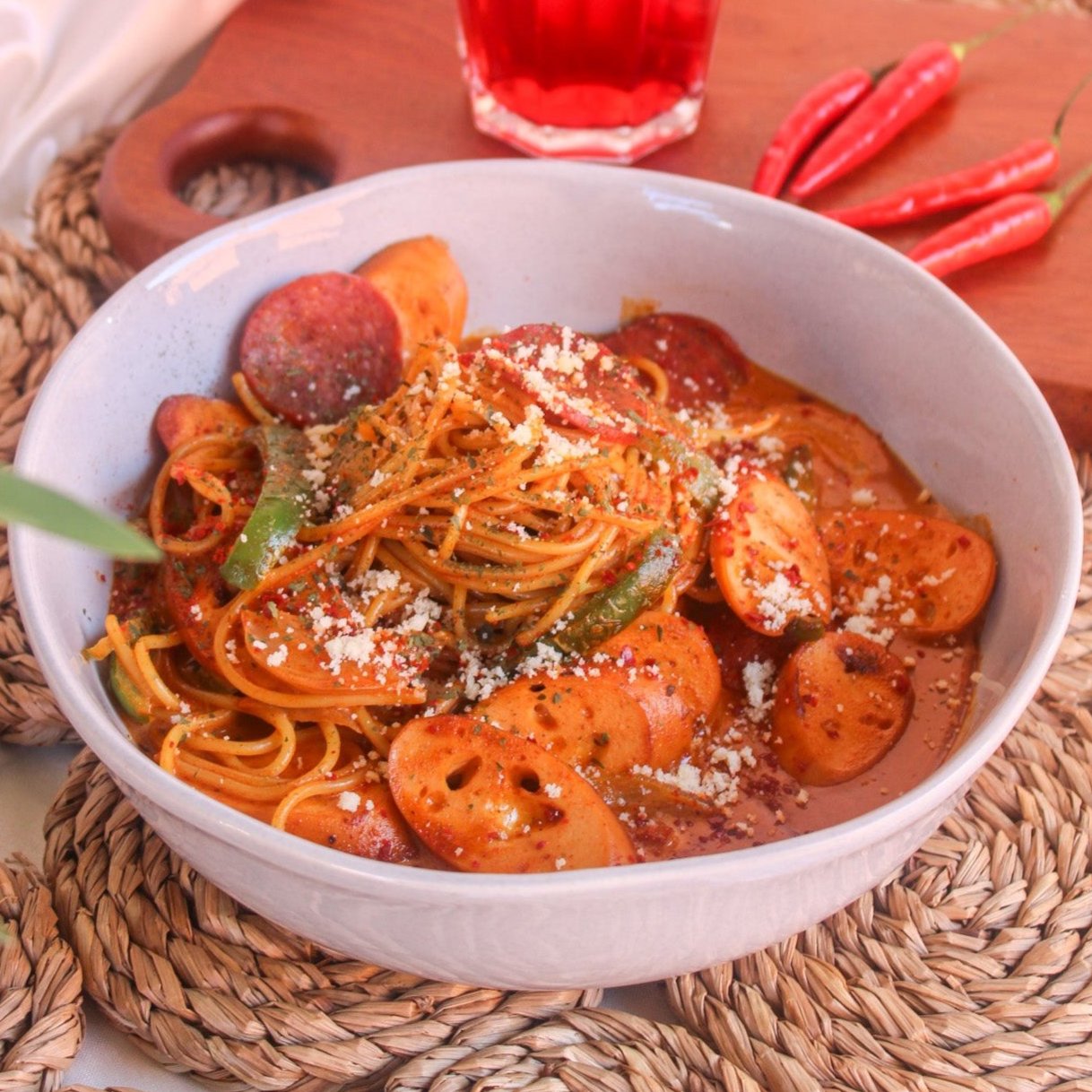 Smoked Cajun Spaghetti